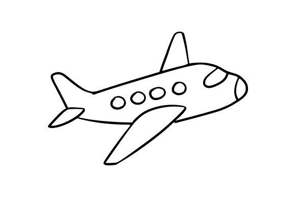 Airplane Silhouette: A Versatile Graphic Design Asset for Modern Branding