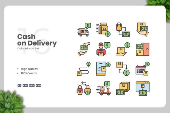 Cash on Delivery Color Icons: A Designer’s Perspective for Real Embroidery Projects