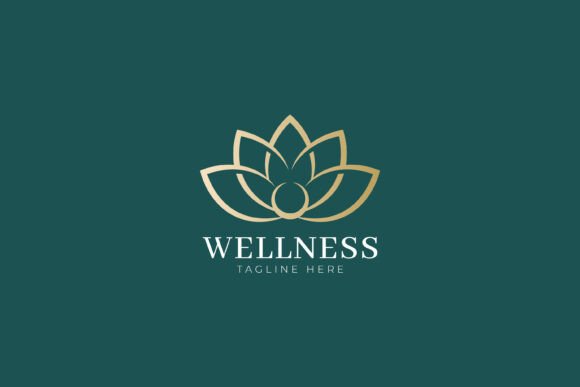 Elegant Wellness Logo Lotus Flower: A Polished Graphic Design Asset for Content Publishing