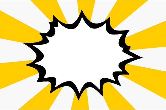Explosive Comic Starburst Background: A Bold Graphic for Creative Projects