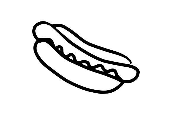 Hot Dog Sketch: A Versatile Graphic Design Asset for Creative Projects
