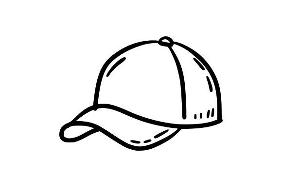 Simple Cap Drawing: A Versatile Graphic for Handmade Creations
