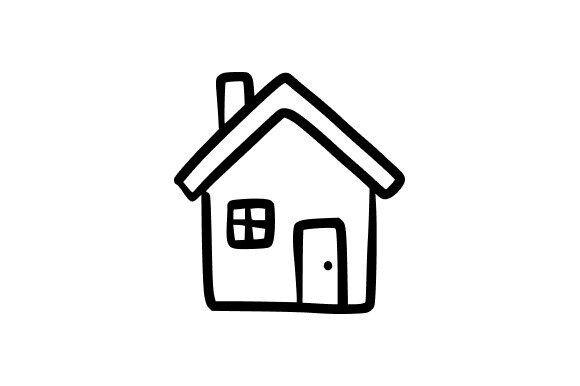 Simple House Graphics for Creative Projects