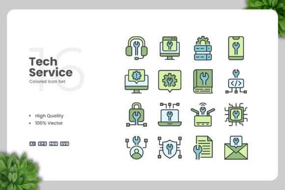 Tech Service Colored Icons: A Practical Embroidery Design Review